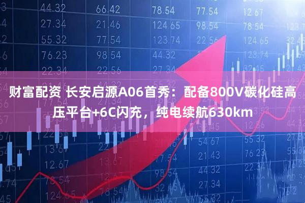 财富配资 长安启源A06首秀：配备800V碳化硅高压平台+6C闪充，纯电续航630km