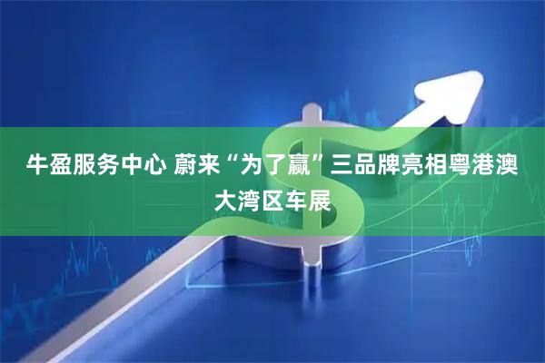 牛盈服务中心 蔚来“为了赢”三品牌亮相粤港澳大湾区车展