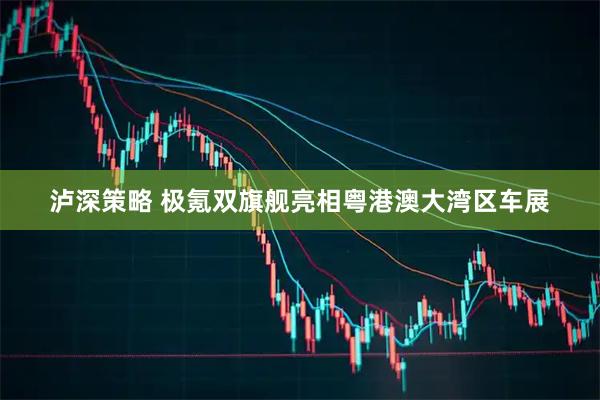 泸深策略 极氪双旗舰亮相粤港澳大湾区车展