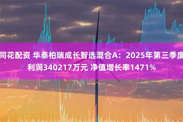 同花配资 华泰柏瑞成长智选混合A：2025年第三季度利润340217万元 净值增长率1471%